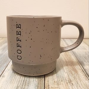 Market Finds MRKT stoneware speckled gray mug